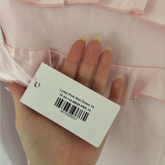 Pink Ruffle Dress - Picture 2 of 5